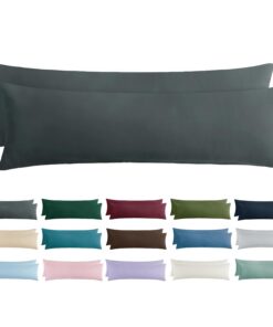 Aisbo Kissenbezug 40x145 für Seitenschläfer mit Reißverschluss - OEKO-TEX Standard 100 Aisbo Kissenbezuge 40x145 für Sei