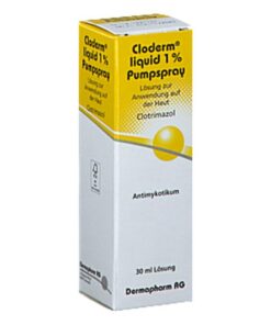 CLODERM Liquid 1% Pumpspray 30 ml für Hautreparatur nach Sonnenbrandernährte, schützende Hautpflege-after-suncreme