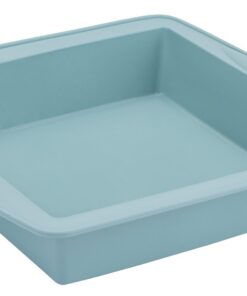 Dr. Oetker Silikon-Browniebackform - Hochwertiges Platinsilikon, Antihaft, Vielseitig für Desserts & Teige, Pastellgrün