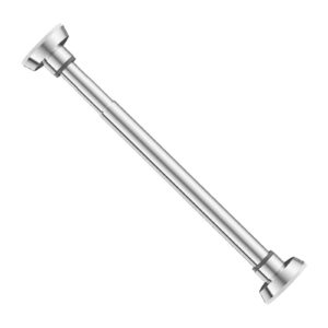 JISADER Verstellbare Duschstange, 70-110cm, Edelstahl, Teleskopstange, ohne Bohren, Hängestange für Badezimmer, Duschvor