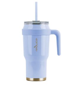 Reduce Tasse - 44 oz vakuumisolierter Becher mit Deckel und Henkel 34 Stunden kalt, schweißfester Körper Großer Isolierb