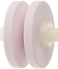 MinoSharp 445 Replacement Ceramic Stone für 440-GB und 444-BR - Rosa - Schleifstein mit Anti-Slip Flächen für Profis und