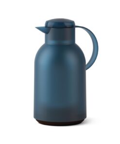 Emsa Samba Isolierkanne 1,5 Liter - 12h heiß 24h kalt, 100% dicht, mit Glaskolben made in Germany