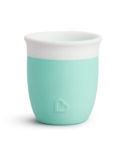 Munchkin C’est Silicone Becher für Kleinkinder und Babys |áb 4 Monaten | 60 ml | Frei fließend | Mint