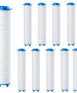 Reccisokz 10 Stück Duschkopf Filter, Entfernung von Chlorresten, für anspruchsvolle Badegäste im Duscheinrichtung Univer
