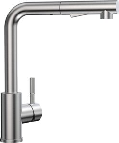 CECIPA Küchen Wasserhahn Ausziehbar Edelstahl 360° Drehbar Spültischarmatur Hochdruck Brause Funktion