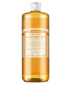 Dr. Bronner’s Flüssigseife Zitrus Orange – Bio Vegan Fair Trade – 945 ml