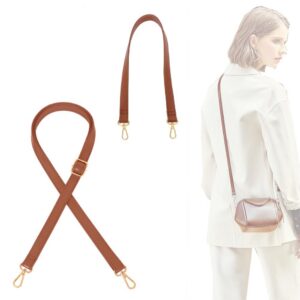 Zzcy Ersatzgurt für Umhängetaschen Braun 70-130+60cm Verstellbar für Frauen Taschen-accessoires