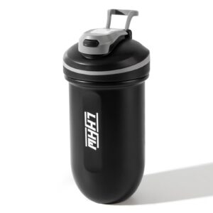 LHHW Protein Shaker edelstahl 500ml - Keine Mischkugel erforderlich, BPA-frei, kalt halten, auslaufsicher, eiweißshaker,