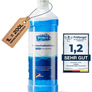 Purge Ultraschallreiniger Konzentrat 1:200 Brillen & Schmuck Reinigung Ultraschallreiniger Flüssigkeit 500ml
