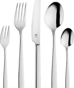 ZWILLING Roseland Besteck Set, 30-teilig, spülmaschinengeeignet, Für 6 Personen, Hochwertiger Klingenstahl, Poliert, Sil