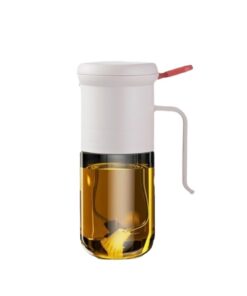 Öl Sprühflasche für Olivenöl und Speiseöl im Haus | 2-Pack Glas Öl Sprüher für Grill und Air Fryer ohne Öl | Öl Sprayer