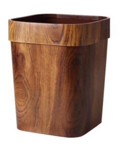 FAVORIT FAVOMOTO Holz Mülleimer fürVintage Paper Recycling im Home Office | TOP FAVOMOTO Vintage Papierkorb Mülleimer H