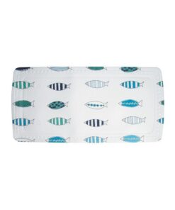 Spirella Santorini Blue Wanneneinlage, Plastik 71x36 cm, blau, comfortatisch, sanfte Support, 71 x 36 cm