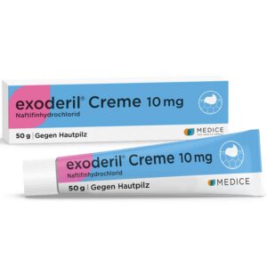 Exoderil Creme 50 g - Wirkt rasch & intensiv bei Pilzinfektionen der Haut - passend für die ganze Familie - vermiedene S