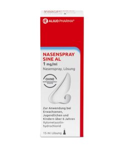 ALIUD PHARMA Nasenspray sine abschwellende Wirkung bei Schnupfen Mit verstopfter Nase Lösung 15 ml