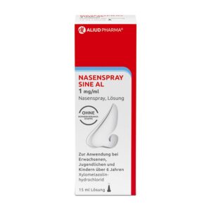 ALIUD PHARMA Nasenspray sine abschwellende Wirkung bei Schnupfen Mit verstopfter Nase Lösung 15 ml