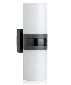 SEBSON LED Außenleuchte Bewegungsmelder anthrazit - Fits perfekt für Garten und Parkanlage - Up & Down Senso, 12m Reichw