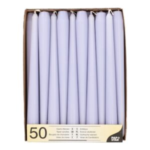 Papstarr Ledchtern Kerzen, 25 cm Flieder, 50 Stückuled