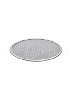 de Buyer Pizzablech aus Aluminium 31cm für Profis im Küchenbereich mit Hellglattobere Oberfläche