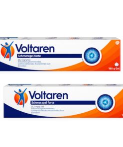 Voltaren Schmerzgel forte Doppelpack - 2x 180g für Geschwürshemmung und Schmerzzuflucht mit 23,2 mg/g Diclofenac -_Reume