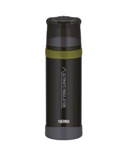 THERMOS MOUNTAIN BEWERBUNGSTMFLASCHEN 0,75L BLAU HERAUSSTELLEN EDELSTAHL MIT TRINKBECHER 24 STUNDEN WARM & KALT LEichte