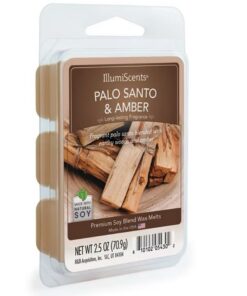 Palo Santo & Amber Duftwachs - Aroma Therapie für Zimmerdüfte - Wax Melts, Wachs Melts