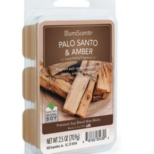 Palo Santo & Amber Duftwachs - Aroma Therapie für Zimmerdüfte - Wax Melts, Wachs Melts