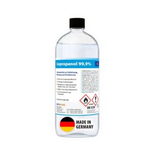 Isopropanol 99,9% Lösungsmittel für Haushalt, Werkstatt und Industrie, rückstandsfrei und geruchslos, verdunstet schnell