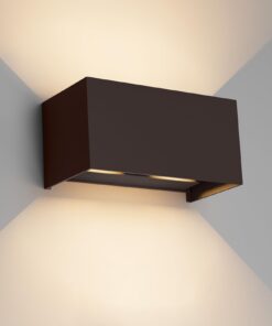 Klighten 24W LED Wandleuchte Innenauswahl, Warmweiß für Außen und Innenausstattung, IP65 Wasserdicht, Abstrahlwinkel ein