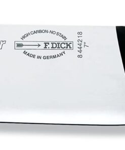 F. DICK Santoku Küchenmesser, Superior, nichtrostend, 56° HRC, Messer mit Klinge 18 cm, Legierter