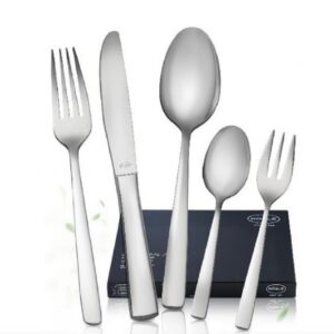 RÖSLE ELEGANCE Besteck Set für Einladungen – 60-teiliges Hochglanzpoliertes Essbesteck aus Edelstahl 18/10 – Premium Bes