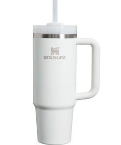 Stanley Quencher H|O FlowState™ Trinkbecher Weiß (Frost) -Auftriebskühlung, 887 ml - Schnellkühlend und leckert-ing Past