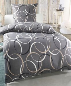 DreamHome Warme Winter Microfaser Thermo Fleece Bettwäsche Größe: 135 x 200 cm - Modernes Design - Schüler und Studieren