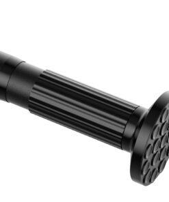 Vorhangstange ohne Bohren – Teleskop-Gardinenstange 128–377 cm ausziehbar, Extra-Länge für Dusche & große Fenster, Schwa