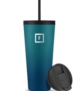 IRON °FLASK Classic Tumbler - Dark Night, vacuum insulated stainless steel water bottle, double walled, travel mug, drin