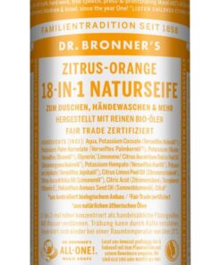 DB 18-in-1 Naturseife Zitrus-Orange 240ml EWG Verified Fair for Life