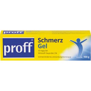 Proff Schmerzgel 50 mg/g für Schmerzlinderung bei Muskelschäden und Rheumatik im Hausgebrauch