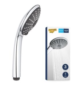 GROHE Vitalio Joy 110 Wassersparende Handbrause mit 3 Strahlarten und Antikalk System für das Badzimmer 27319000