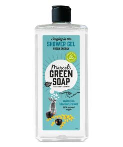 Marcel's Green Soap Duschgel Mimose & Schwarzen Johannisbeere - Mikroplastik-freie Formel - 99% biologisch abbaubar - Ve