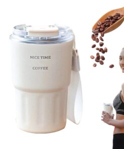 Zunishaone Edelstahl Thermobecher 360 ml Reisebecher | Thermobecher für Outdoor-Aktivitäten und den täglichen Gebrauch m