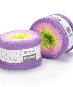 YarnArt RoseGarden Super Fino Kuche-Garn 100% Baumwolle 250g für Handarbeit und Spinnerei