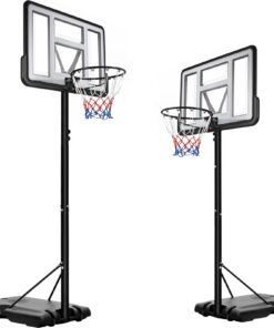 Basketballkorb Outdoor – Verstellbare Korbhöhe 230-305cm, ideal für Hinterhöfe und Gärten | Outdoor Basketballkorb mit