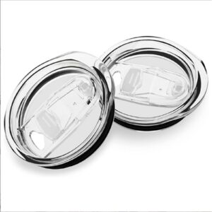 YILANJIN 2 Stück 20 Oz Skinny Tumbler Ersatz Deckel für Sportler bei Ausgelauften Trinköffnungen, aus Kunststoff mit Tri