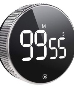 Vabaso Küchentimer Magnetisch + Große LED Bildschirm + für Kochen Backen Sport