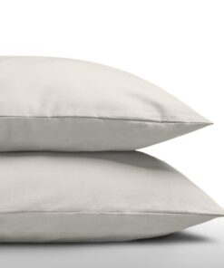 Zelesta Royalbed Kissenbezüge - Resistent und Hypoallergen für Allergiker - Wohnzimmer und Schlafzimmer - 2 Stück x Crea
