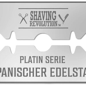 Viking Revolution - Rasierklingen - Sicherheitsrasierklingen für Herren - Platin Rasierklingen Rasierhobel - 100 Stück -