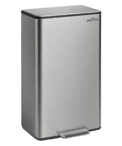 Kitchensortier-Mulleimer 40 Liter Metall Klappdeckel Softclose Luftdicht