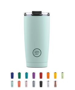 Cool Bottles - Thermobecher aus Edelstahl - Pastel Sky - 10 Stunden Kaffee - Luftdichter Deckel - Fleckabweisend Cool B