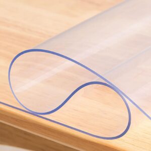 5mm Transparent Büronschutzmatte, Kratzfest rutschfest,ölbeständig Für Parkett Hartböden Laminat (50 * 50cm) Kratzfest